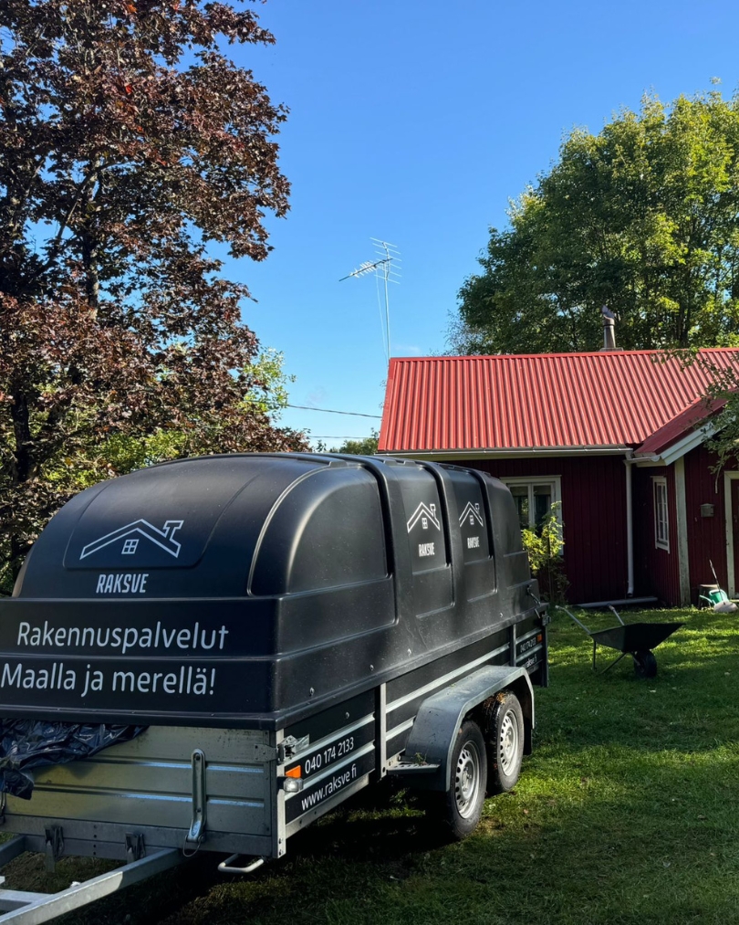 Kattourakoitsija Marttila - Raksve Oy työmaalla